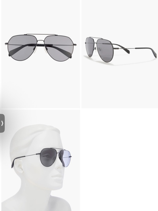 rag & bone 60mm Gradient Pilot Sunglasses main image 9